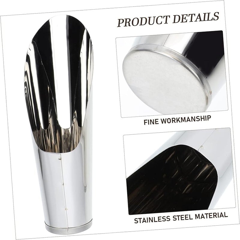 Stainless Steel Garden Soil Scoop Ergonomic Planting Tool for Succulents Bonsai Indoor Plants - Image 3